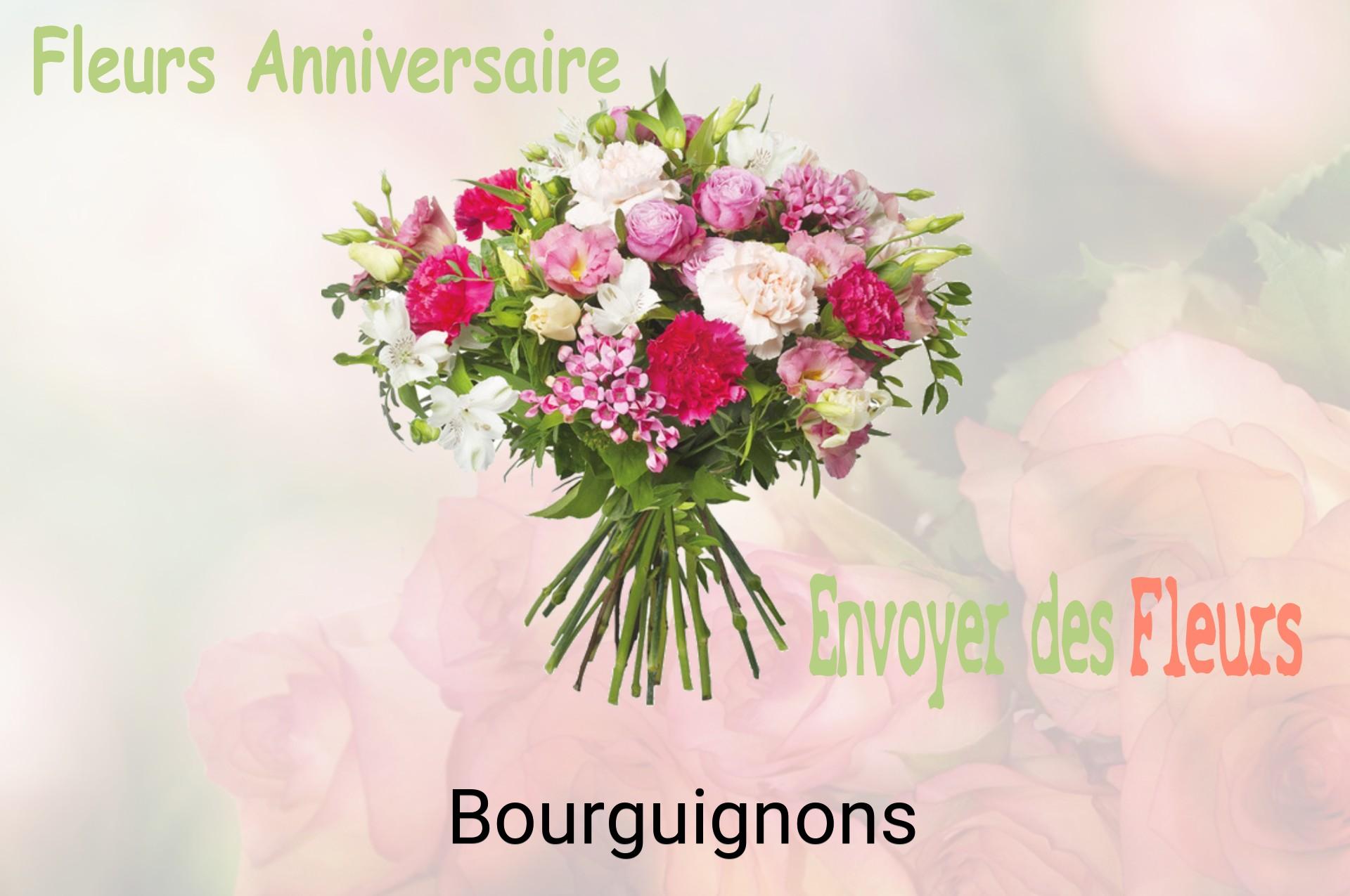 Bouquet de fleurs d’anniversaire livré à Bourguignons